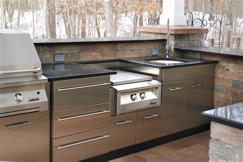 custom cabinets michigan stainless steel doors|stainless steel exterior cabinets.